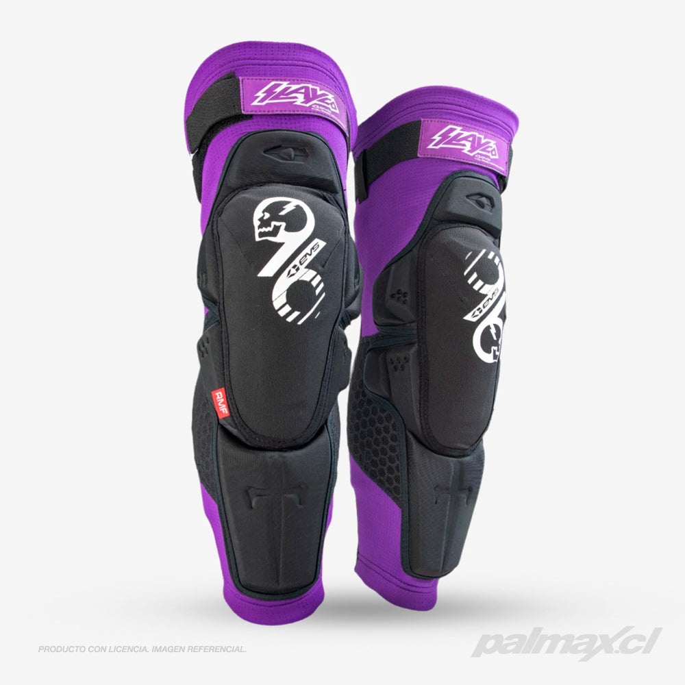 Rodilleras SLYCO96 negro/purpura | EVS